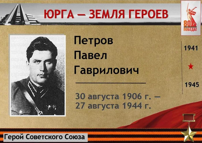 «Юрга – земля Героев»: Петров Павел Гаврилович