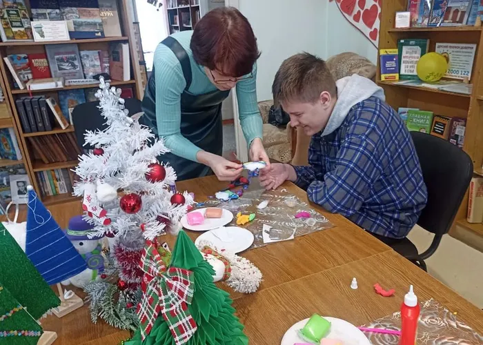 Мастер-класс «Новогодняя варежка…»