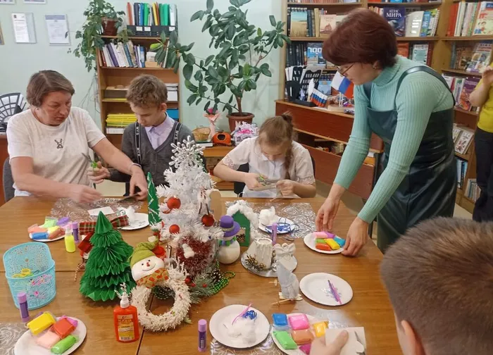 Мастер-класс «Новогодняя варежка…»