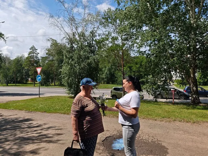 Акция "Ромашковый флешмоб"